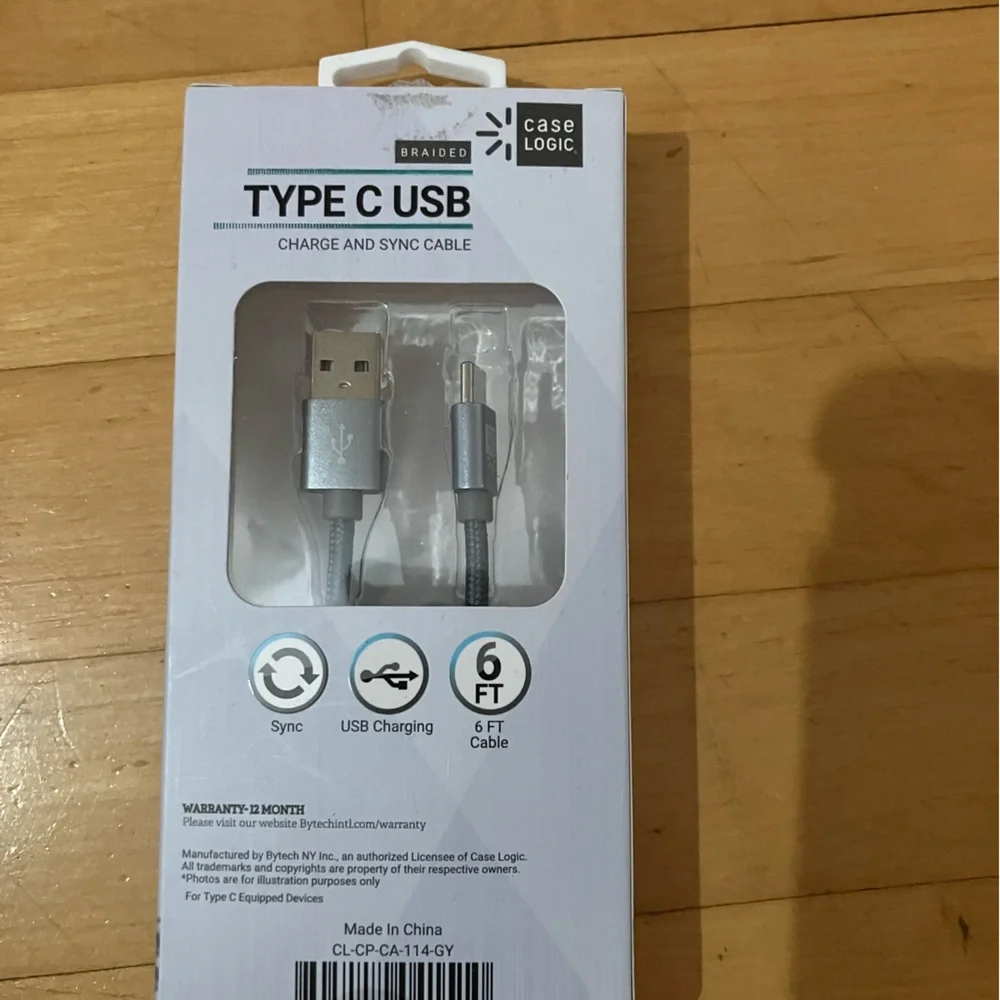 Silver USB-C Charging Cable